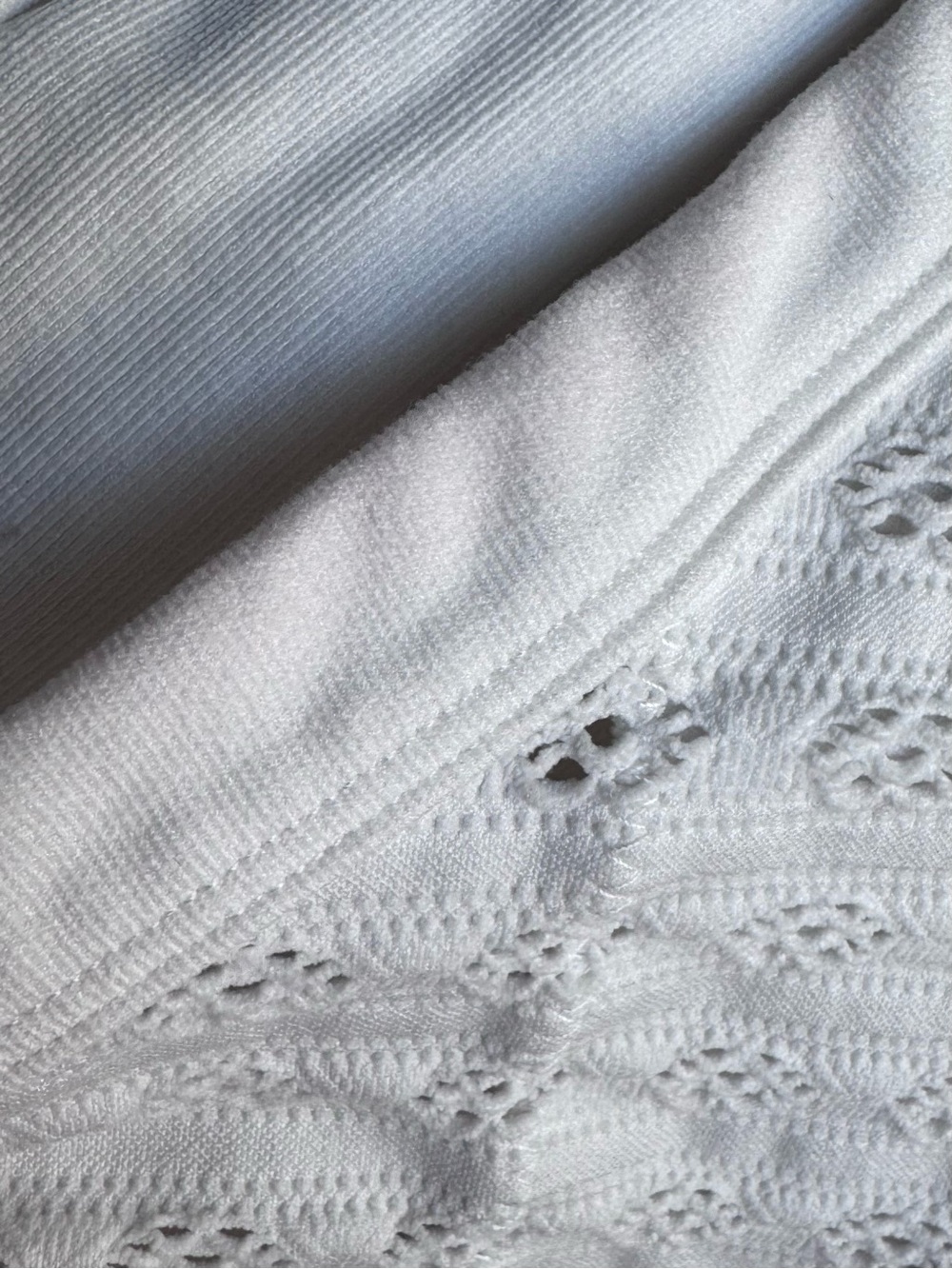 Free People White Lace Cropped Tank Top - S - Picture 5 of 6